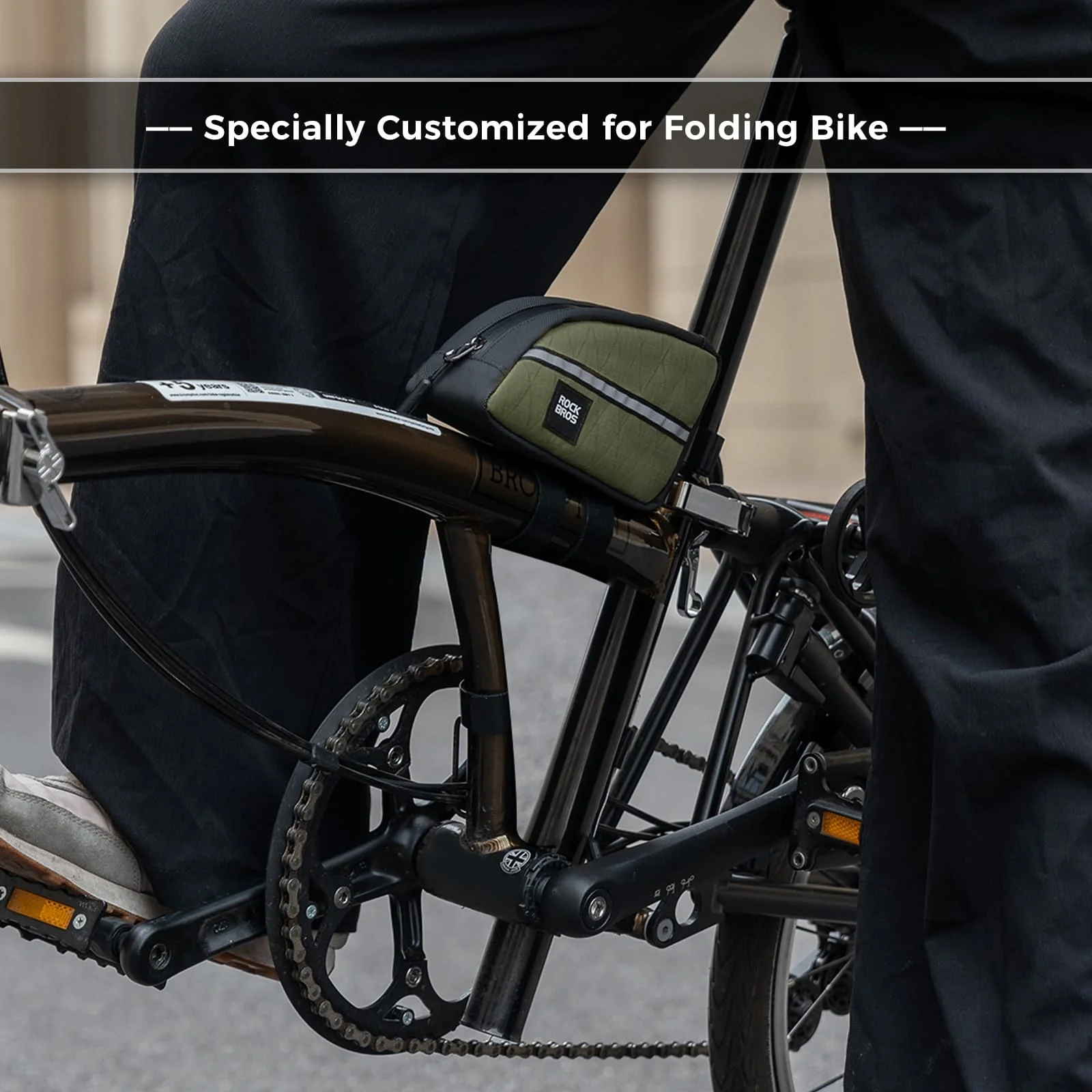 Waterproof Bike Top Tube Bag Nylon Frame 0.9L - Image 24