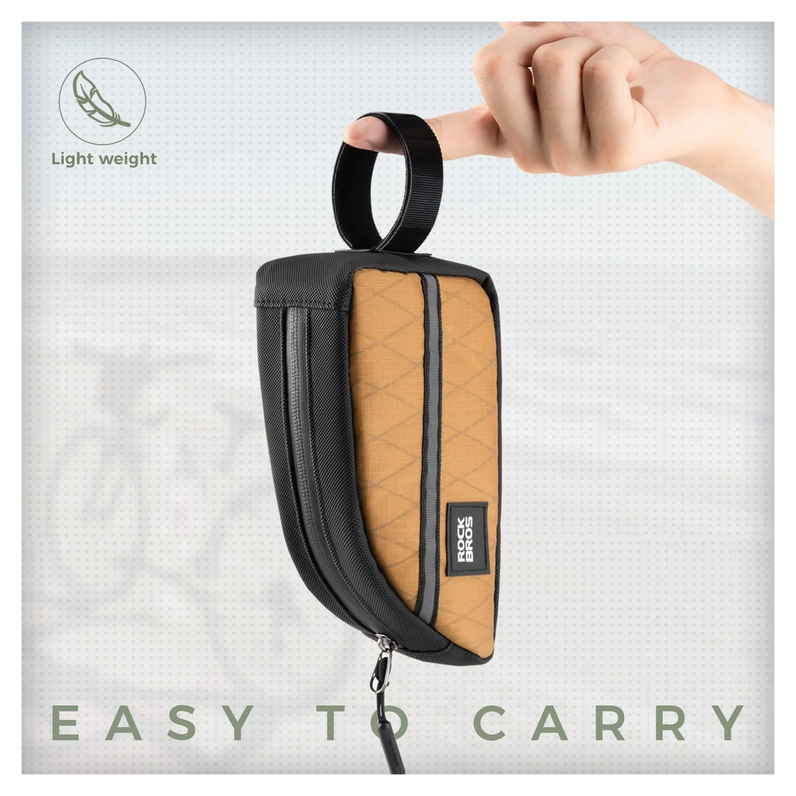 Waterproof Bike Top Tube Bag Nylon Frame 0.9L - Image 28