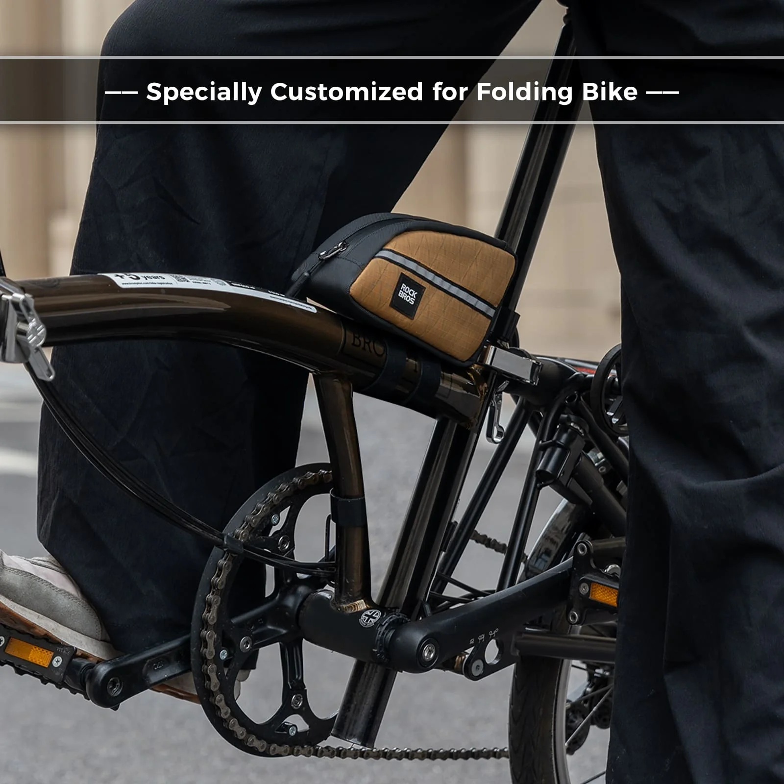 Waterproof Bike Top Tube Bag Nylon Frame 0.9L - Image 30