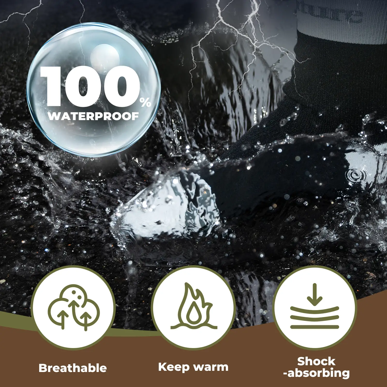 Waterproof Outdoor Socks - Image 5
