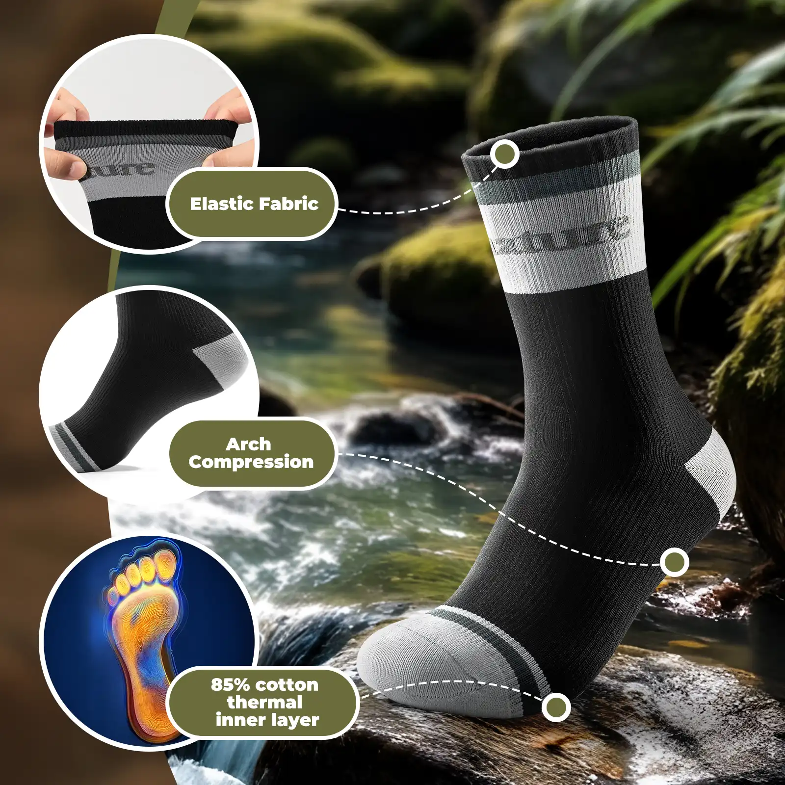 Waterproof Outdoor Socks - Image 7