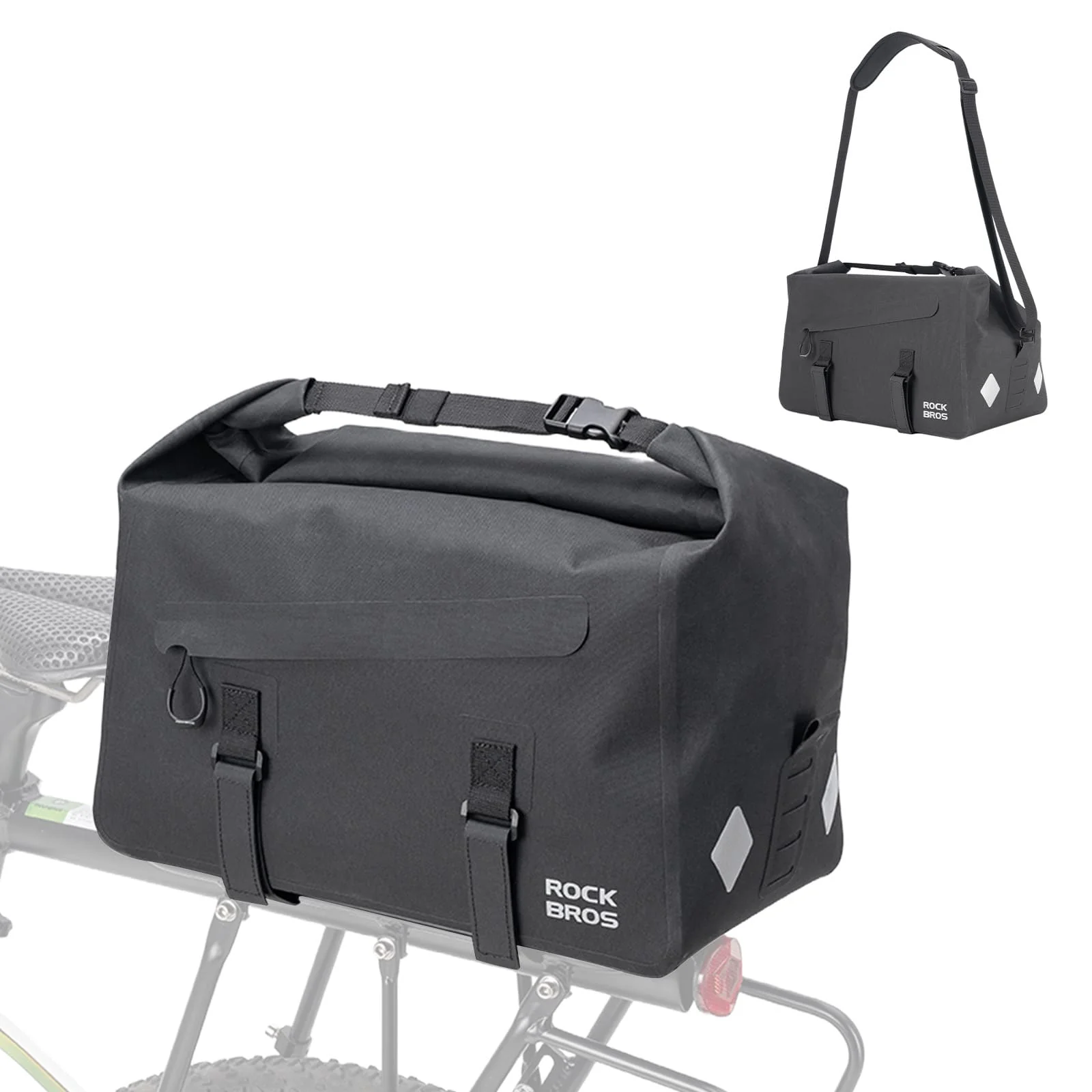 RideMate Bike Rear Rack Bag-16L
