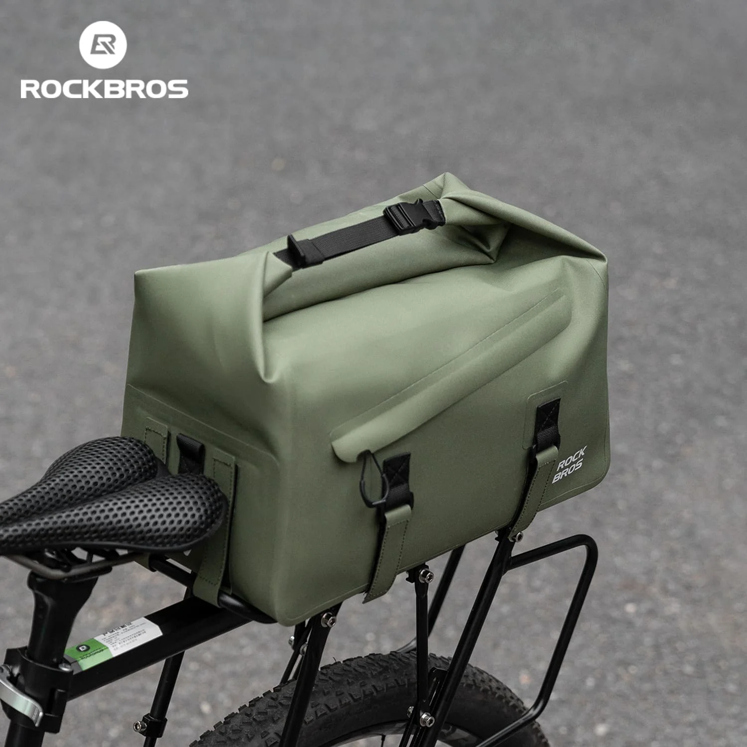 RideMate Bike Rear Rack Bag-16L - Image 16