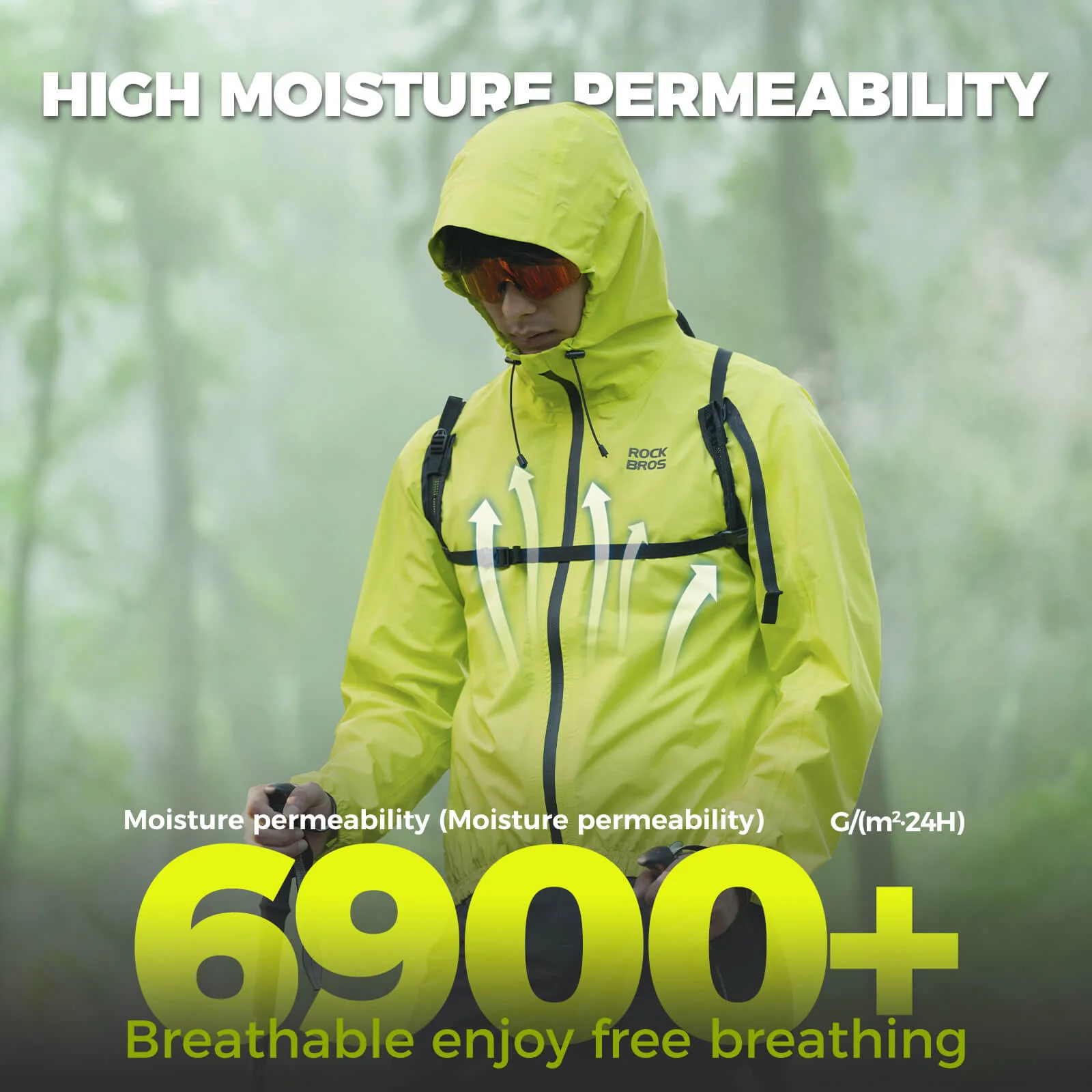 Unisex Waterproof Windproof Cycling Jacket - Image 3