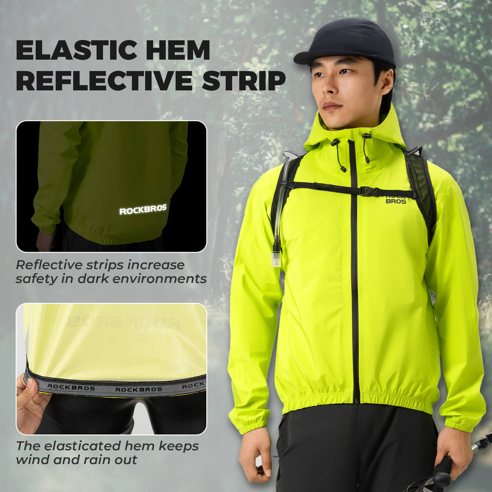Unisex Waterproof Windproof Cycling Jacket - Image 6