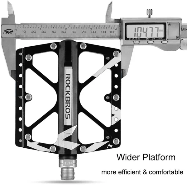 Wide Aluminum Alloy MTB Pedals - Image 6