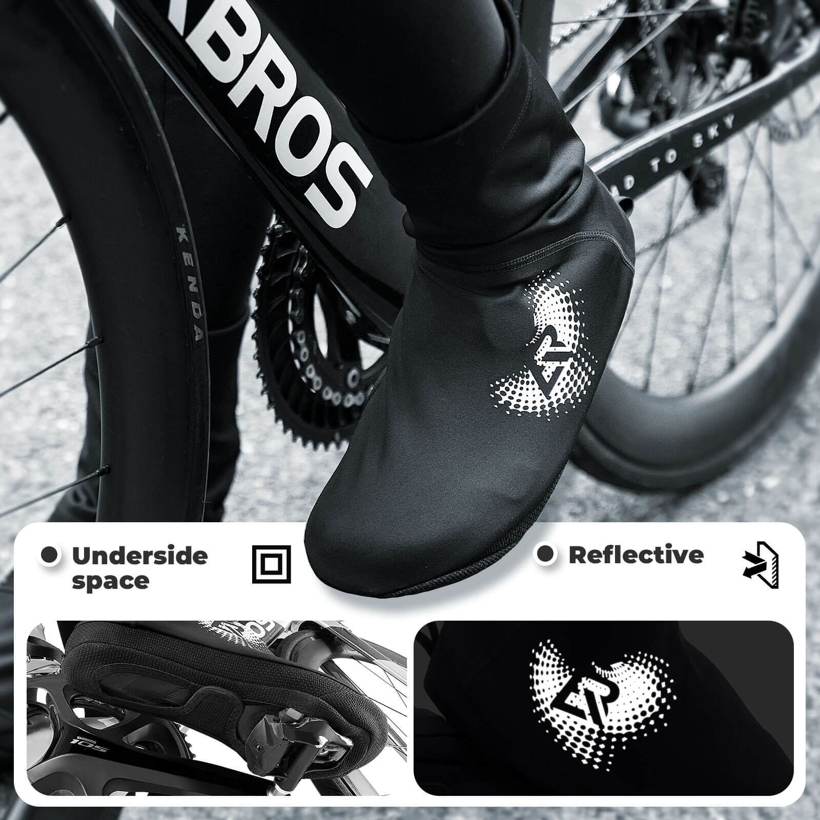 Windproof Thermal Cycling Shoe Covers - Image 5