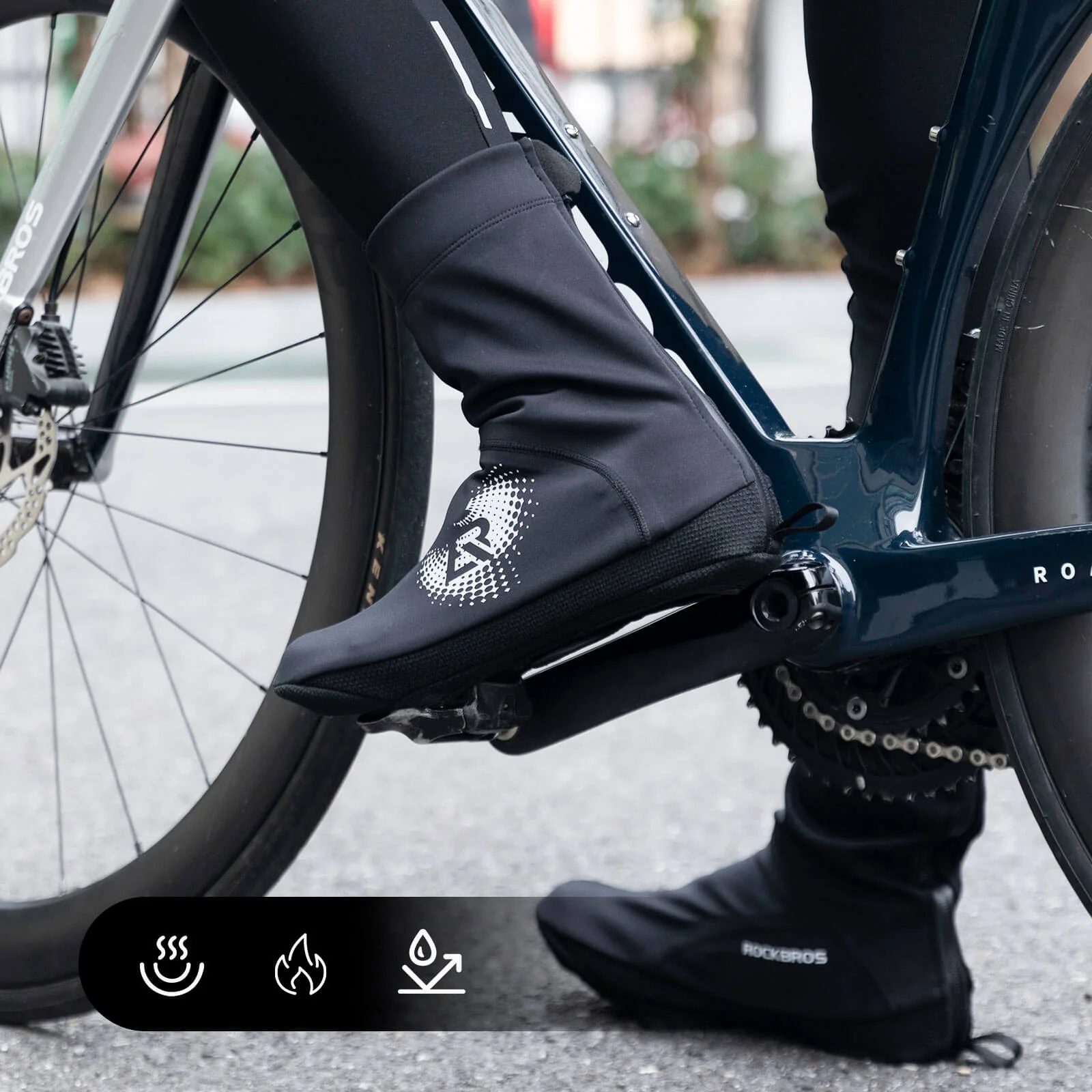 Windproof Thermal Cycling Shoe Covers - Image 8