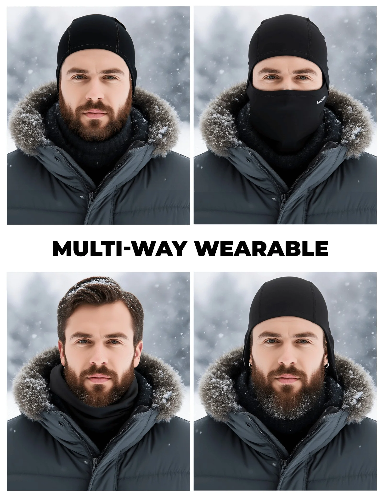 Winter Fleece Balaclava Set – 2 Pieces - Image 13