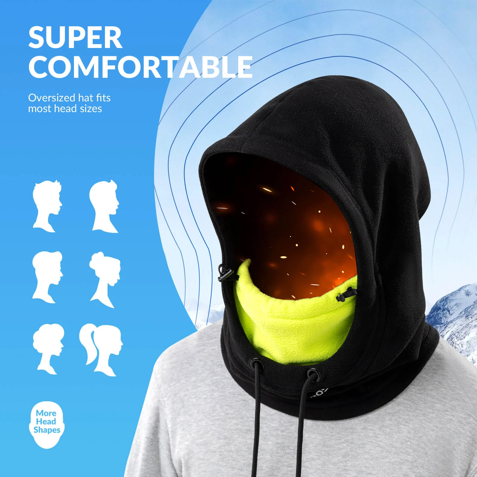 Winter Fleece Balaclava Ski Mask - Image 7