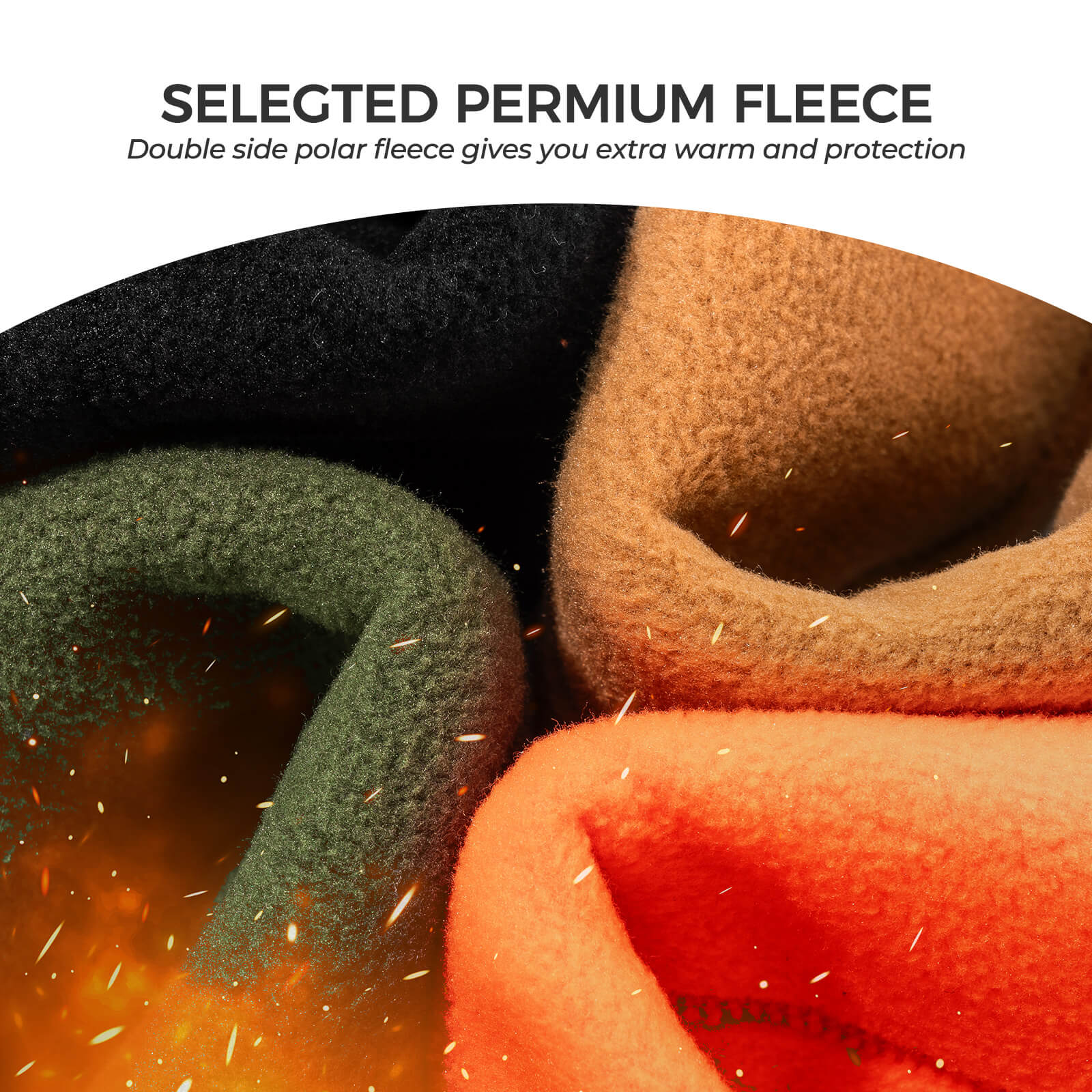 Winter Fleece Neck Warmer & Ski Mask - Image 9