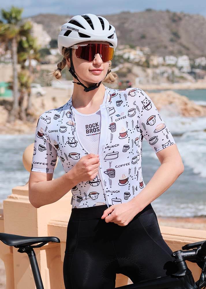 Women's TVI Breakfast Club Short-Sleeve Cycling Jersey - Image 5
