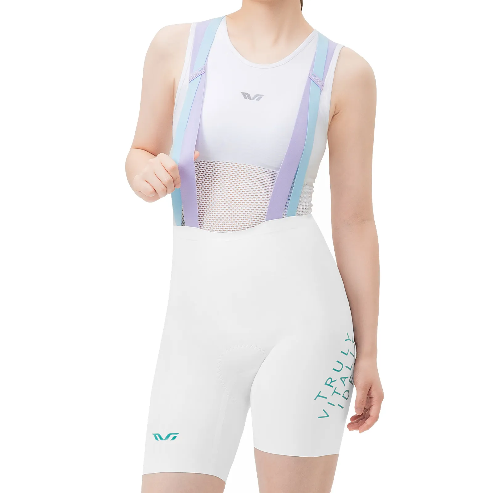Women’s TVI One-Piece Cycling Bib Shorts - Image 4