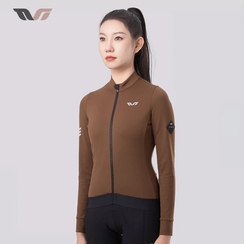 Women's Fleece Cycling Jersey Lightweight - Image 4
