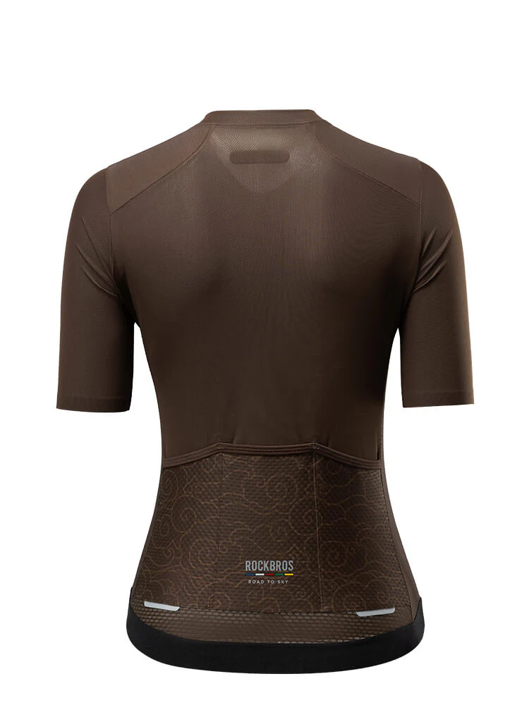 Women's ROAD-TO-SKY Quick-Drying Short-Sleeve Cycling Jersey - Image 15