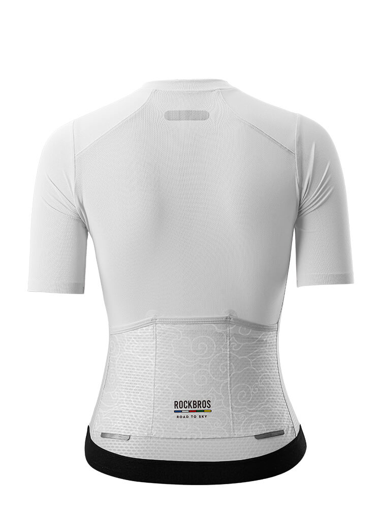 Women's ROAD-TO-SKY Quick-Drying Short-Sleeve Cycling Jersey - Image 3