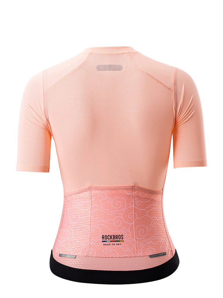 Women's ROAD-TO-SKY Quick-Drying Short-Sleeve Cycling Jersey - Image 9