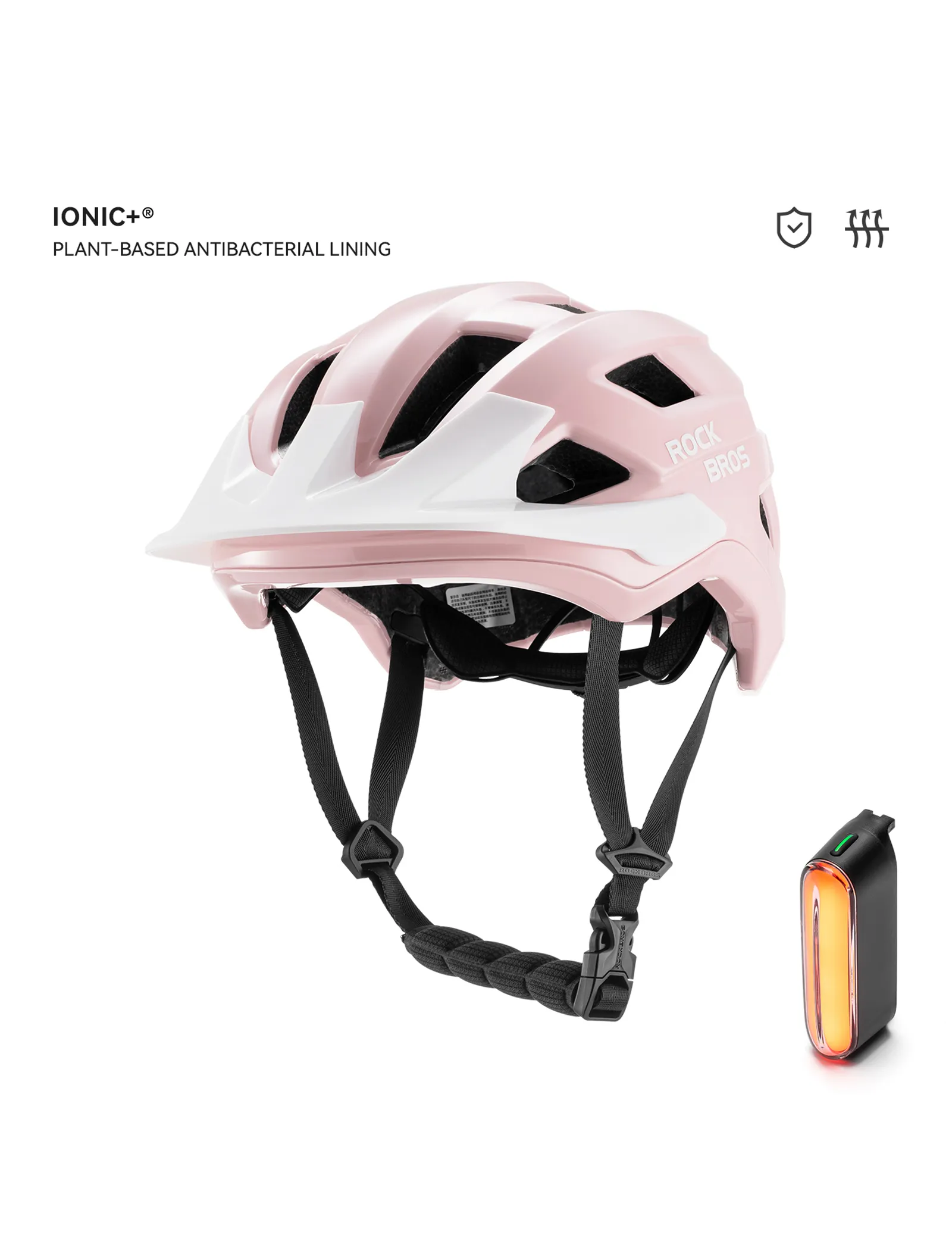 Youth Cycling Helmet & Magnetic Helmet Light Bundle - Image 2