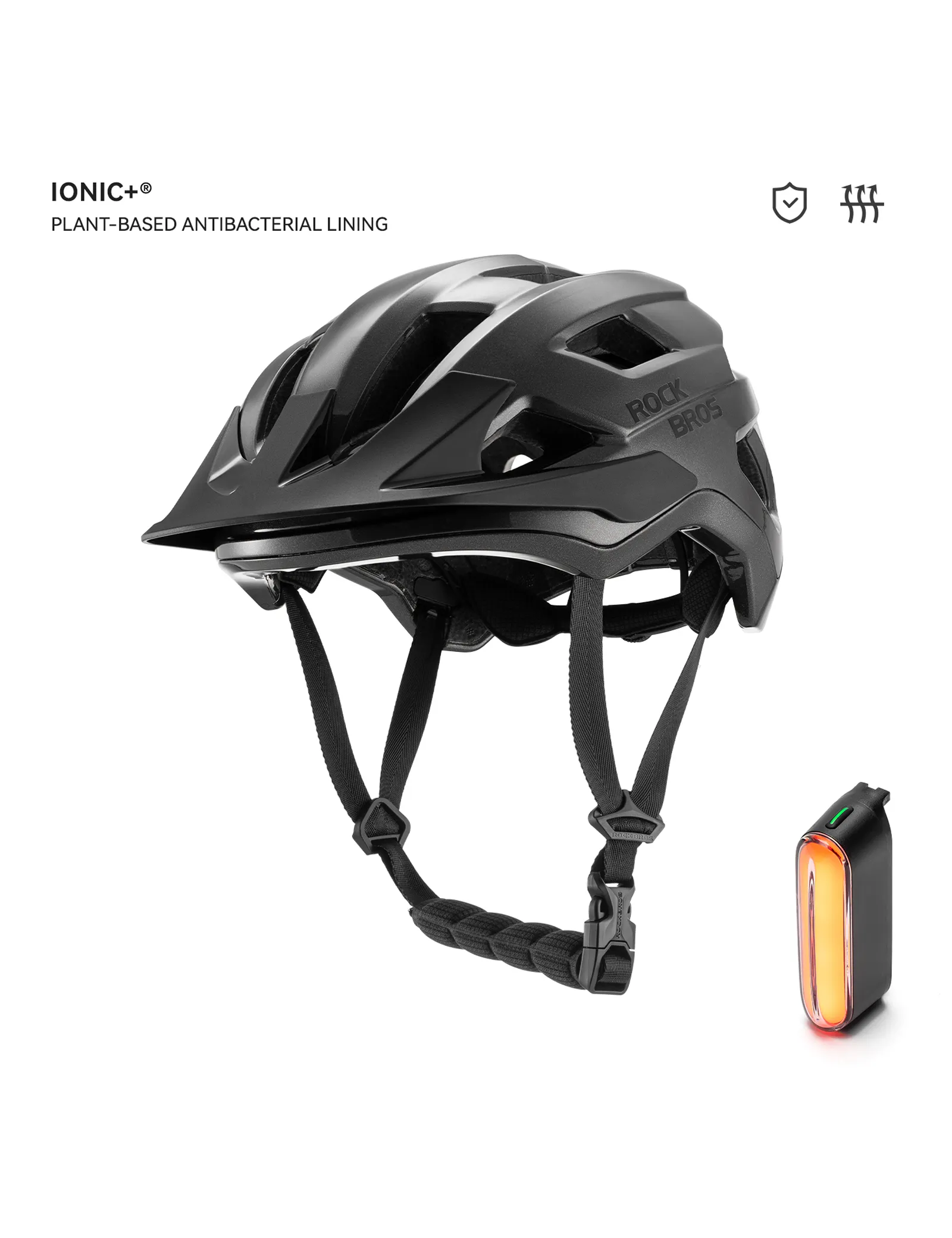 Youth Cycling Helmet & Magnetic Helmet Light Bundle - Image 4